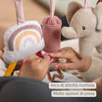 Lapidou Stroller Activity Play Arch - Powder Pink [IT]