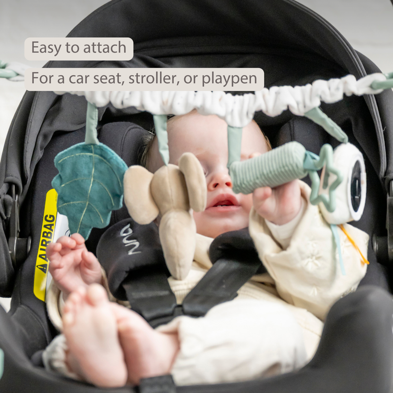 Lapidou Stroller Activity Play Arch - Powder Pink [EN]