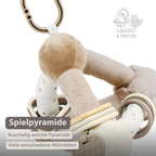 Lapidou Soft Activity Pyramid - 20 cm - Beige [DE]