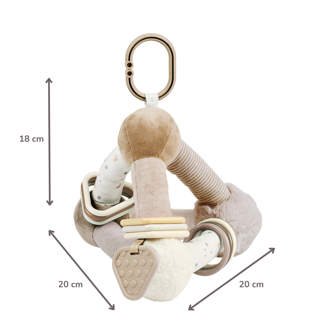 Lapidou Soft Activity Pyramid - 20 cm - Beige [ES]