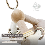 Lapidou Soft Activity Pyramid - 20 cm - Beige [IT]