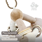 Lapidou Soft Activity Pyramid - 20 cm - Beige [EN]