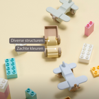 Silicone Truck and Airplane - 11 cm - Multicolor [NL]