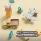 Silicone Truck and Airplane - 11 cm - Multicolor [NL]