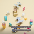 Silicone Truck and Airplane - 11 cm - Blue [ES]