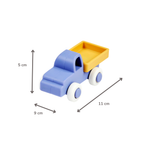 Silicone Truck and Airplane - 11 cm - Blue [FR]