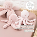 Lapidou Plush Octopus - 22 cm - Pink [NL]