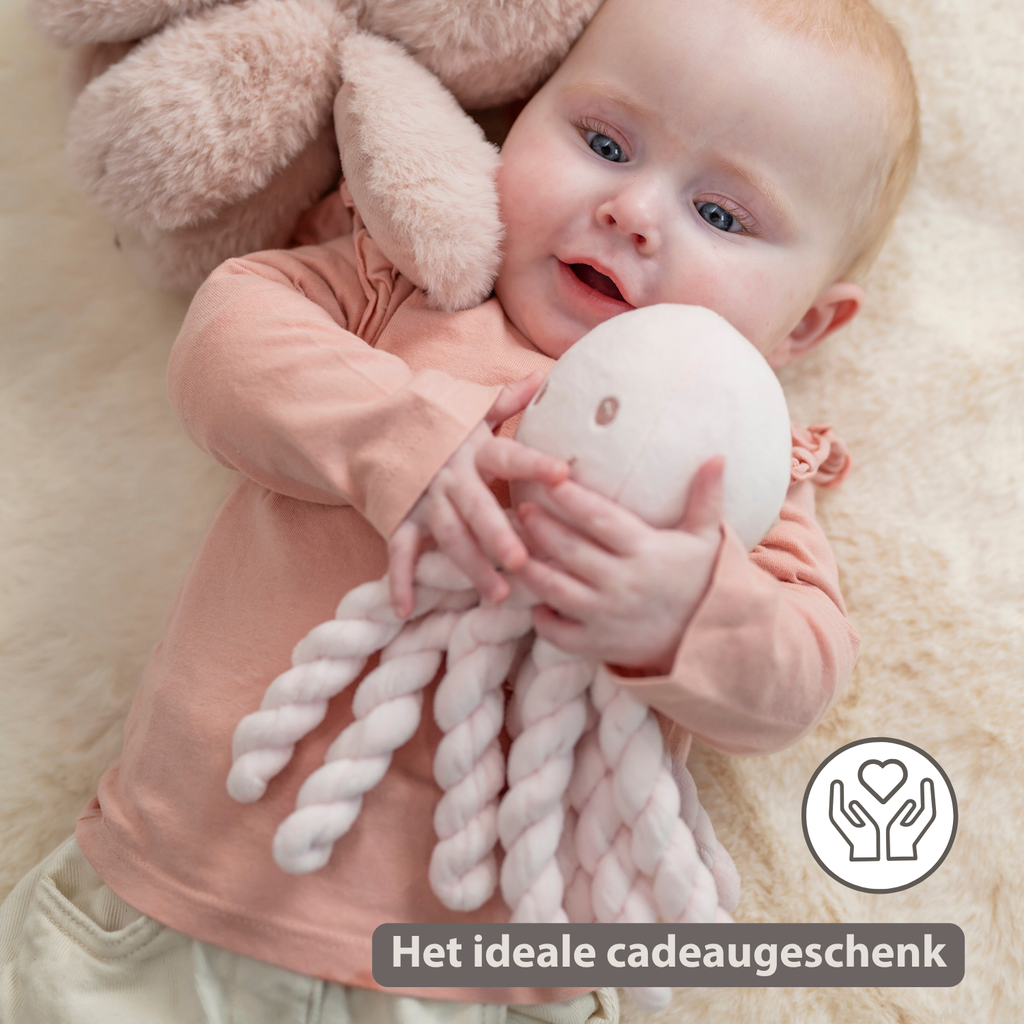 Lapidou Plush Octopus - 22 cm - Pink [NL]