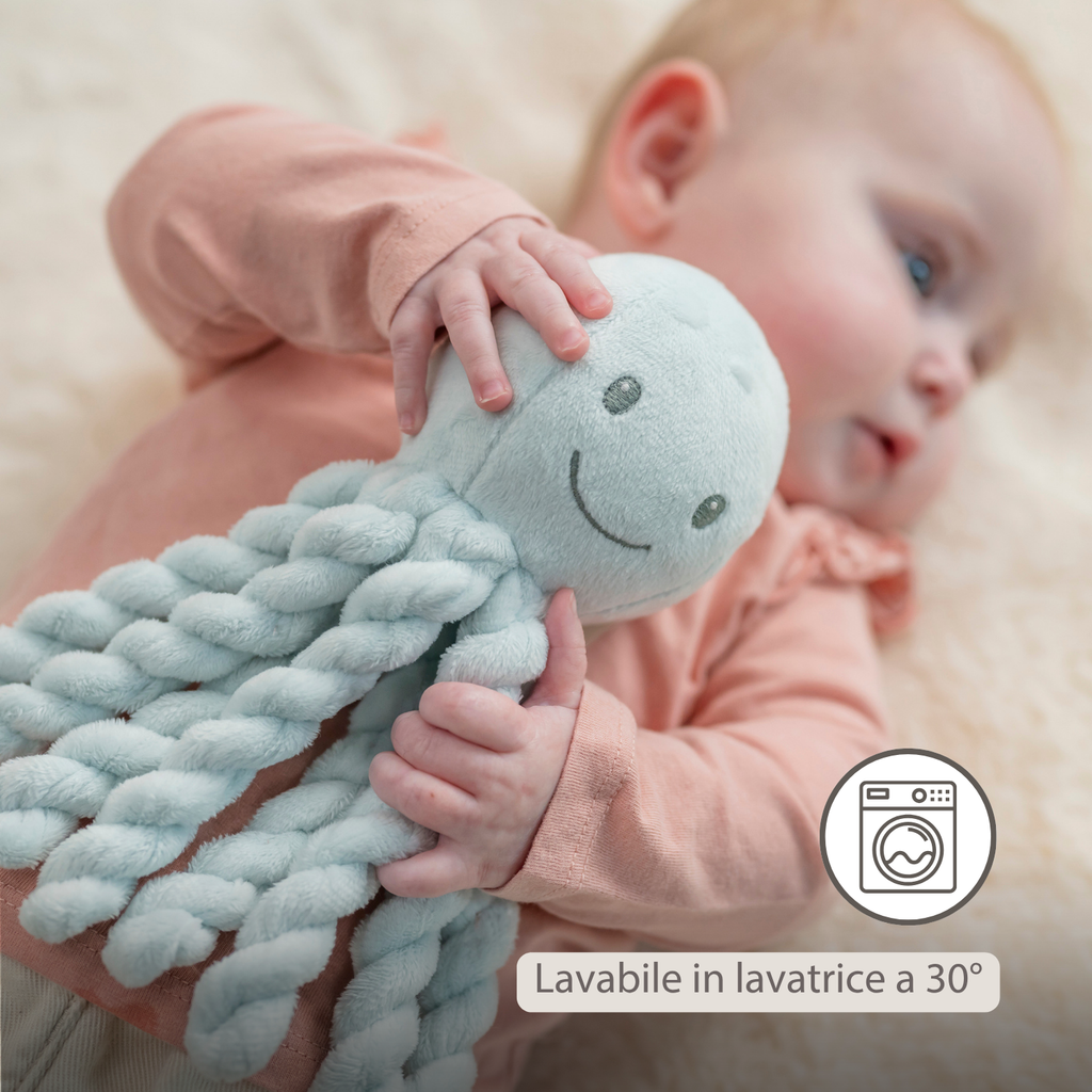 Lapidou Plush Octopus - 22 cm - Blue [IT]