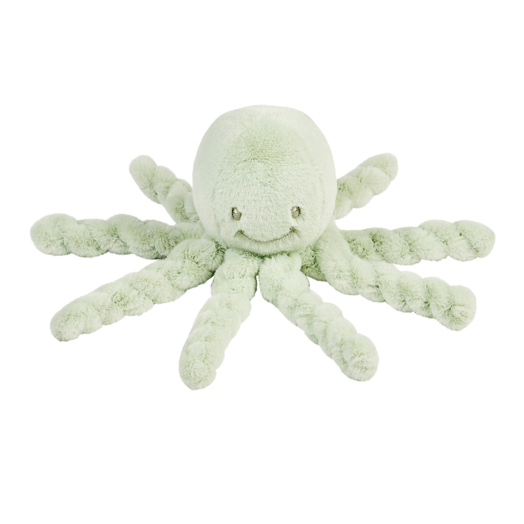 Lapidou Doudou Plush Octopus - 22 cm - Linden Green [DE]