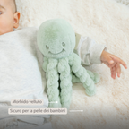 Lapidou Doudou Plush Octopus - 22 cm - Linden Green [IT]