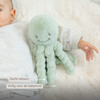 Lapidou Doudou Plush Octopus - 22 cm - Linden Green [NL]