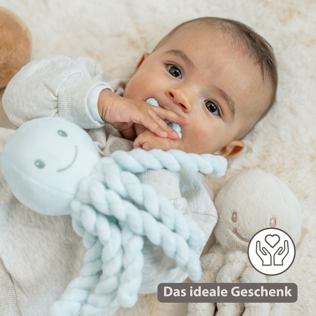 Lapidou Doudou Plush Octopus - 22 cm - Sand [DE]