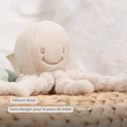 Lapidou Doudou Plush Octopus - 22 cm - Sand [FR]