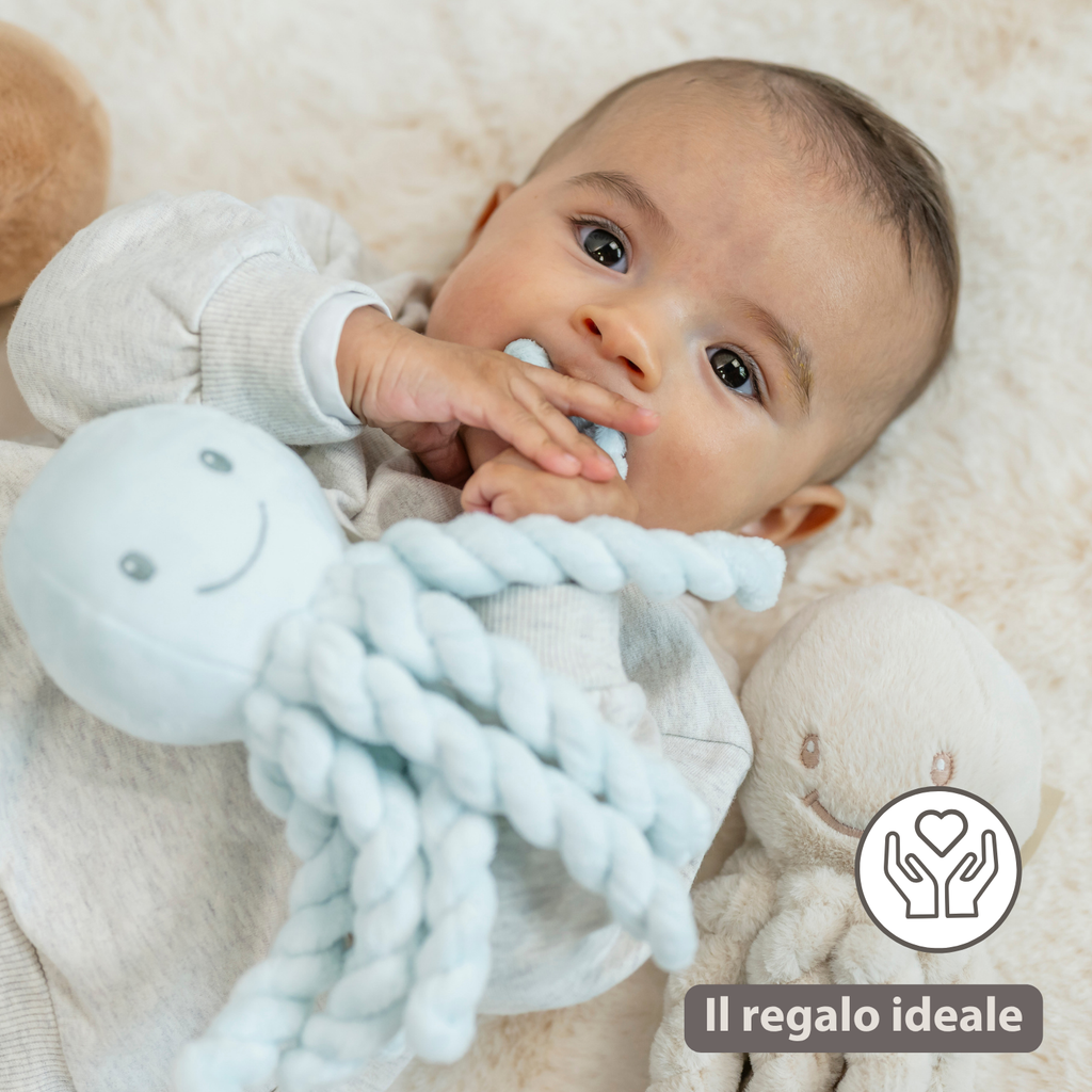 Lapidou Doudou Plush Octopus - 22 cm - Sand [IT]