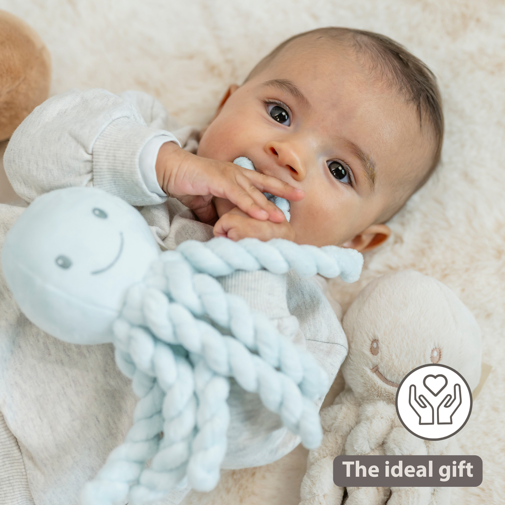 Lapidou Doudou Plush Octopus - 22 cm - Sand [EN]
