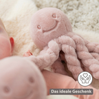 Lapidou Doudou Plush Octopus - 22 cm - Powder Pink [DE]