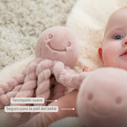 Lapidou Doudou Plush Octopus - 22 cm - Powder Pink [ES]