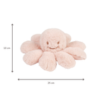 Lapidou Doudou Plush Octopus Rattle - 25 cm - Powder Pink [FR]