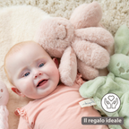 Lapidou Doudou Plush Octopus Rattle - 25 cm - Powder Pink [IT]