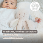 Lapidou Doudou Plush Octopus Rattle - 25 cm - Sand [DE]