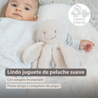 Lapidou Doudou Plush Octopus Rattle - 25 cm - Sand [ES]