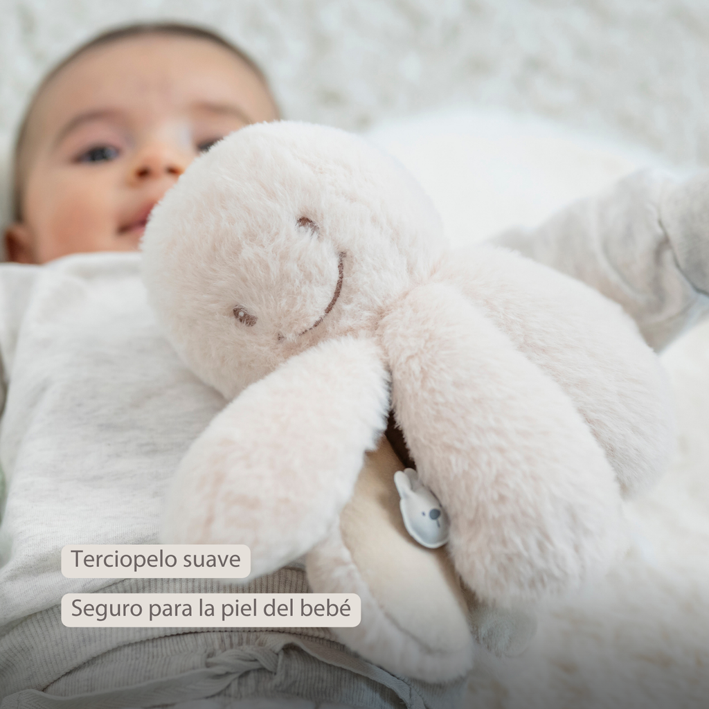 Lapidou Doudou Plush Octopus Rattle - 25 cm - Sand [ES]