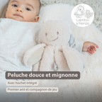 Lapidou Doudou Plush Octopus Rattle - 25 cm - Sand [FR]