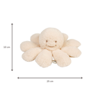 Lapidou Doudou Plush Octopus Rattle - 25 cm - Sand [FR]