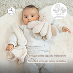 Lapidou Doudou Plush Octopus Rattle - 25 cm - Sand [IT]