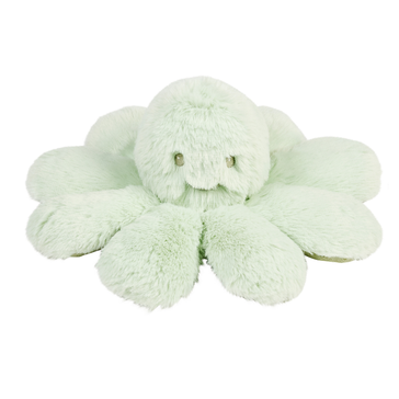 Lapidou Doudou Peluche Pieuvre Hochet - 25 cm - Vert Tilleul