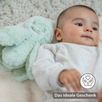 Lapidou Doudou Plush Octopus Rattle - 25 cm - Linden Green [DE]