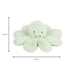 Lapidou Doudou Plush Octopus Rattle - 25 cm - Linden Green [NL]