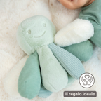 Lapidou Plush Octopus Rattle - 26 cm - Linden Green [IT]
