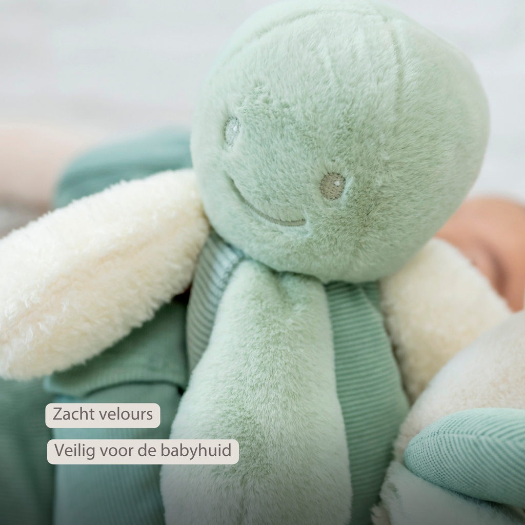 Lapidou Plush Octopus Rattle - 26 cm - Linden Green [NL]