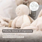 Lapidou Plush Octopus Rattle - 26 cm - Sand [FR]