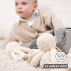 Lapidou Plush Octopus Rattle - 26 cm - Sand [FR]