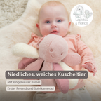 Lapidou Plush Octopus Rattle - 26 cm - Pink [DE]