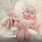 Lapidou Plush Octopus Rattle - 26 cm - Pink [DE]