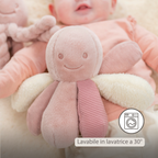 Lapidou Plush Octopus Rattle - 26 cm - Pink [IT]
