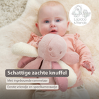 Lapidou Plush Octopus Rattle - 26 cm - Pink [NL]