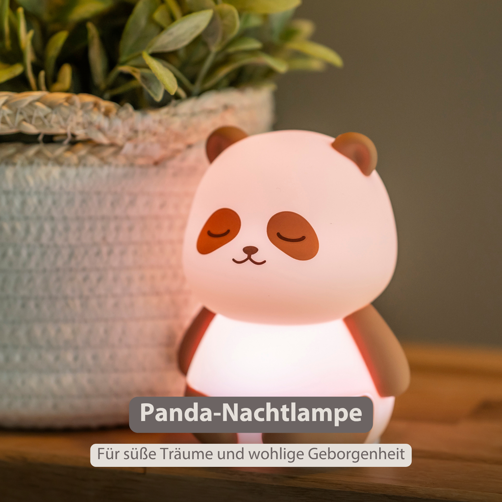 Baby Night Light Panda - 12 cm - Baby Gift - Beige [DE]