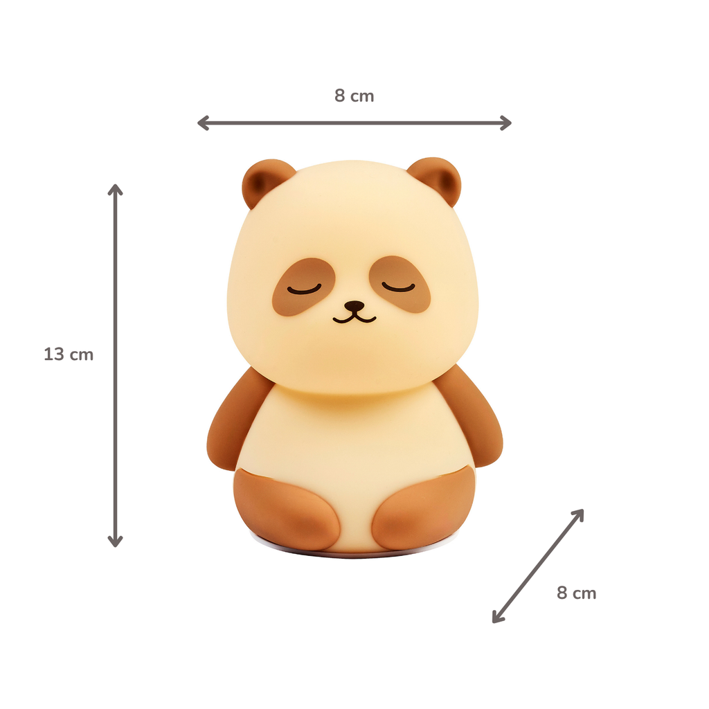 Baby Night Light Panda - 12 cm - Baby Gift - Beige [IT]