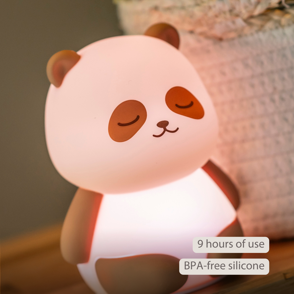 Baby Night Light Panda - 12 cm - Baby Gift - Beige [EN]