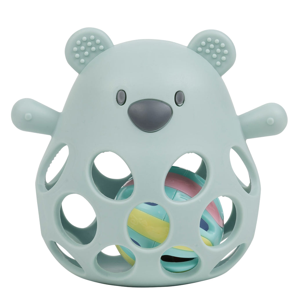 Nattou Rattle with ball Bear SILICONE
