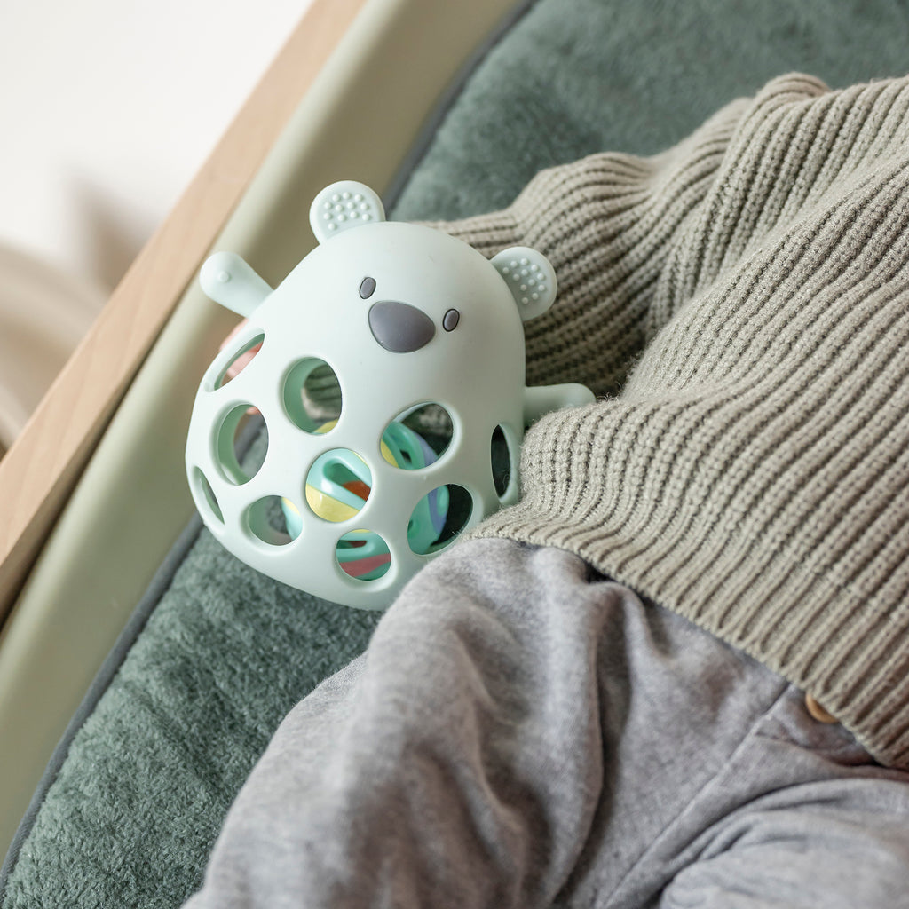 Sonajero con pelota Oso SILICONE