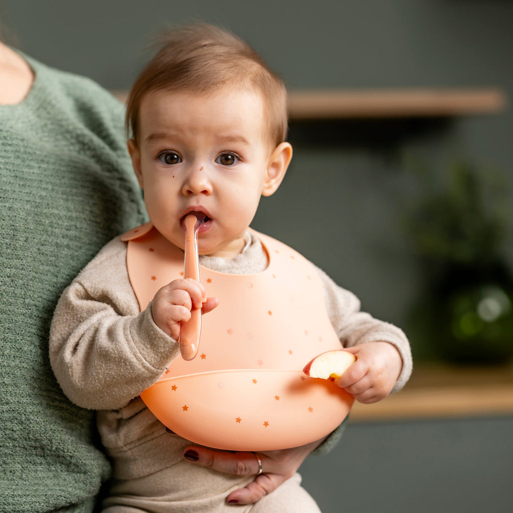Nattou Bib with Drip Tray SILICONE