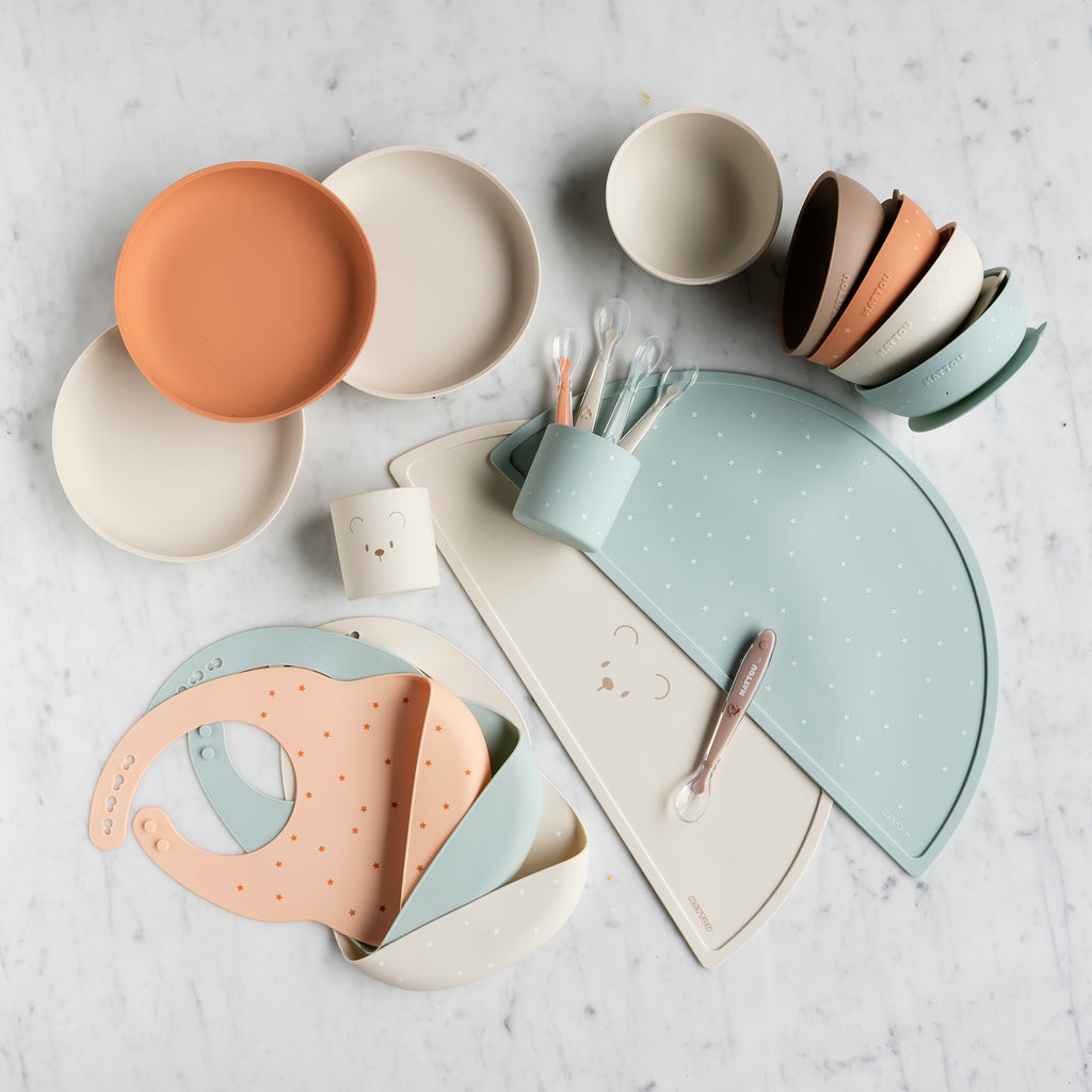 Lätzchen mit Auffangschale SILICONE