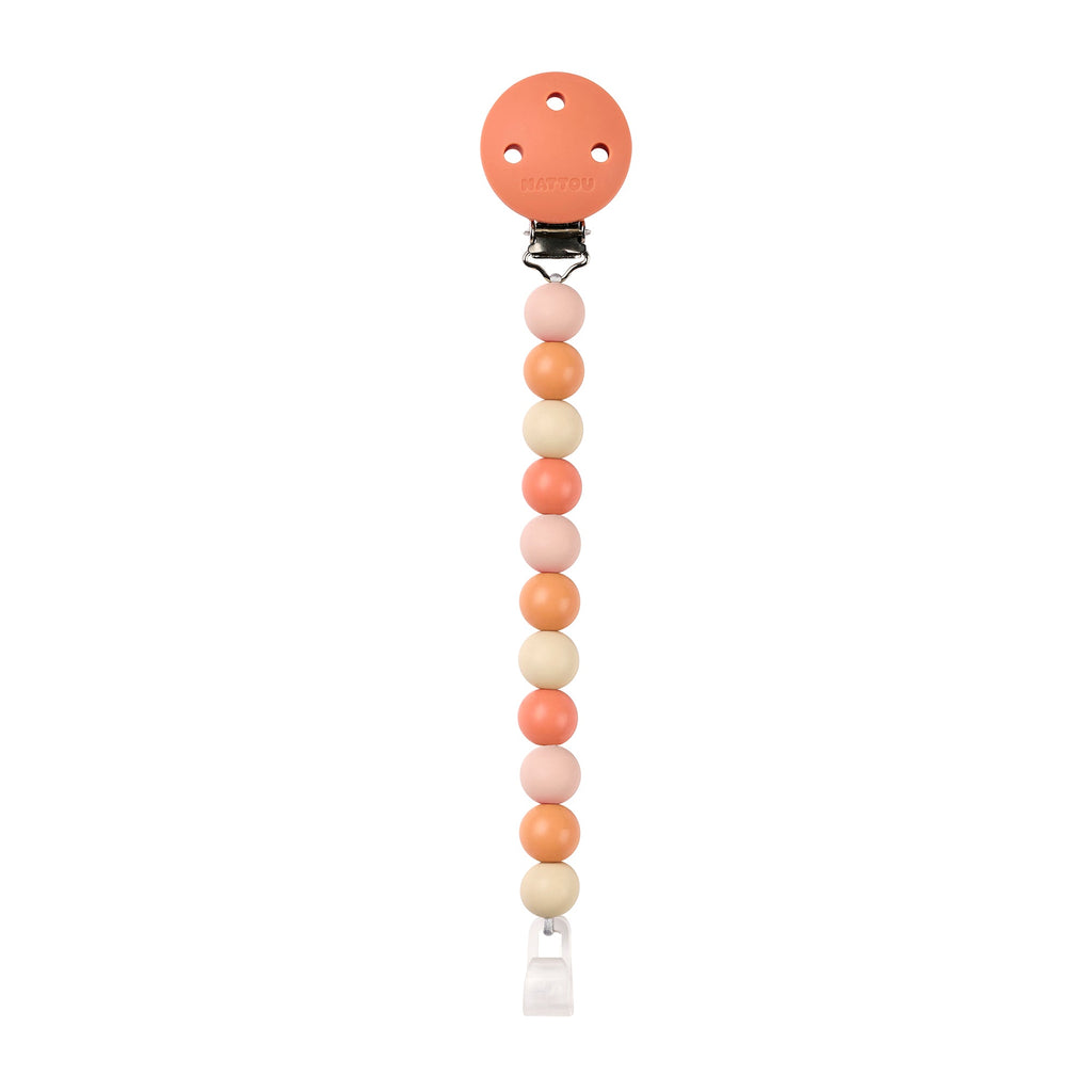 Nattou Pacifier Clip SILICONE