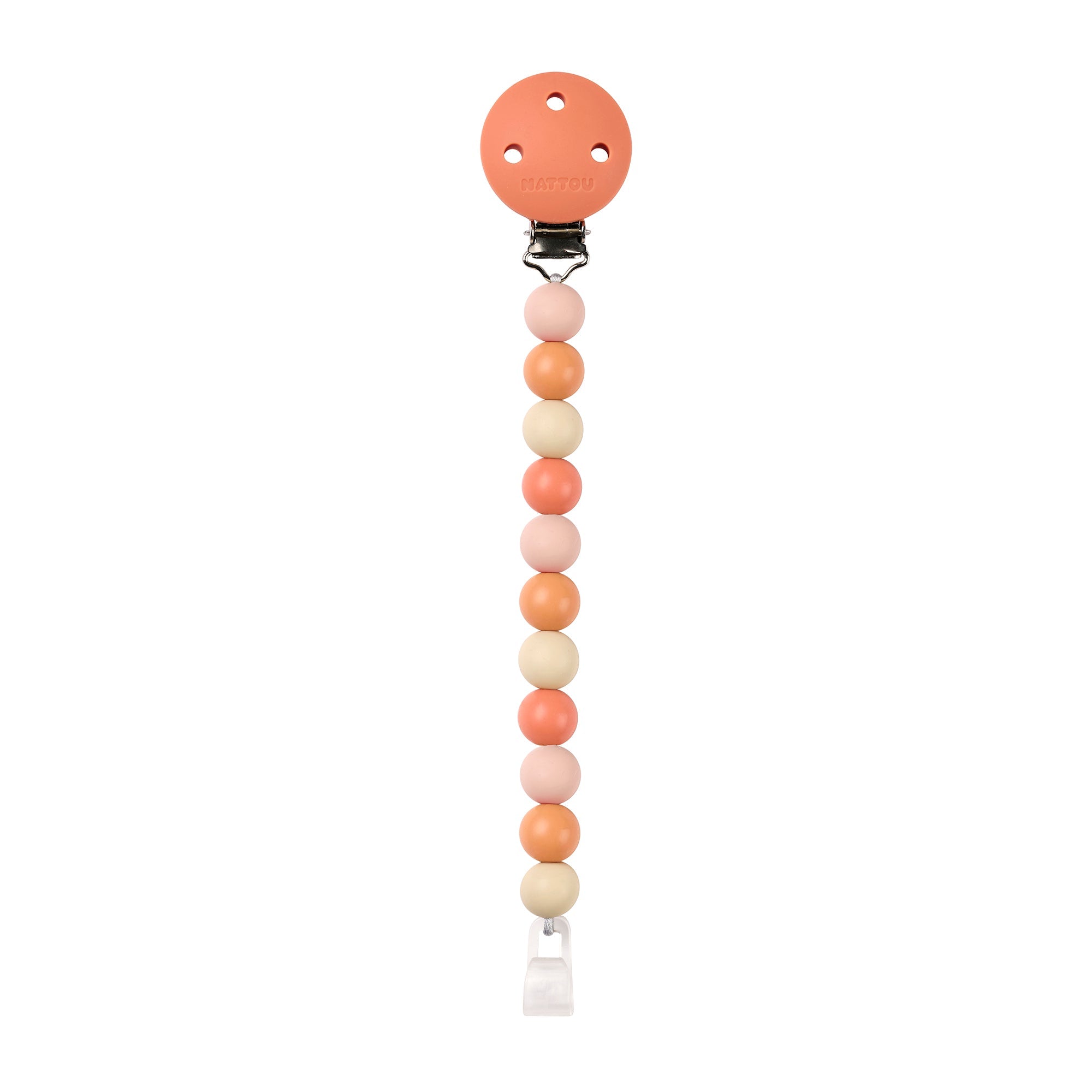 Nattou Pacifier Clip SILICONE